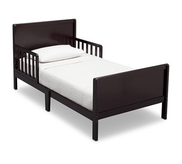 Delta Children Fancy Toddler Bed, Dark Chocolate